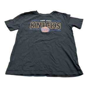 New York Knicks Boys Short Sleeve T-Shirt, Black, Size XL 14-16, NBA